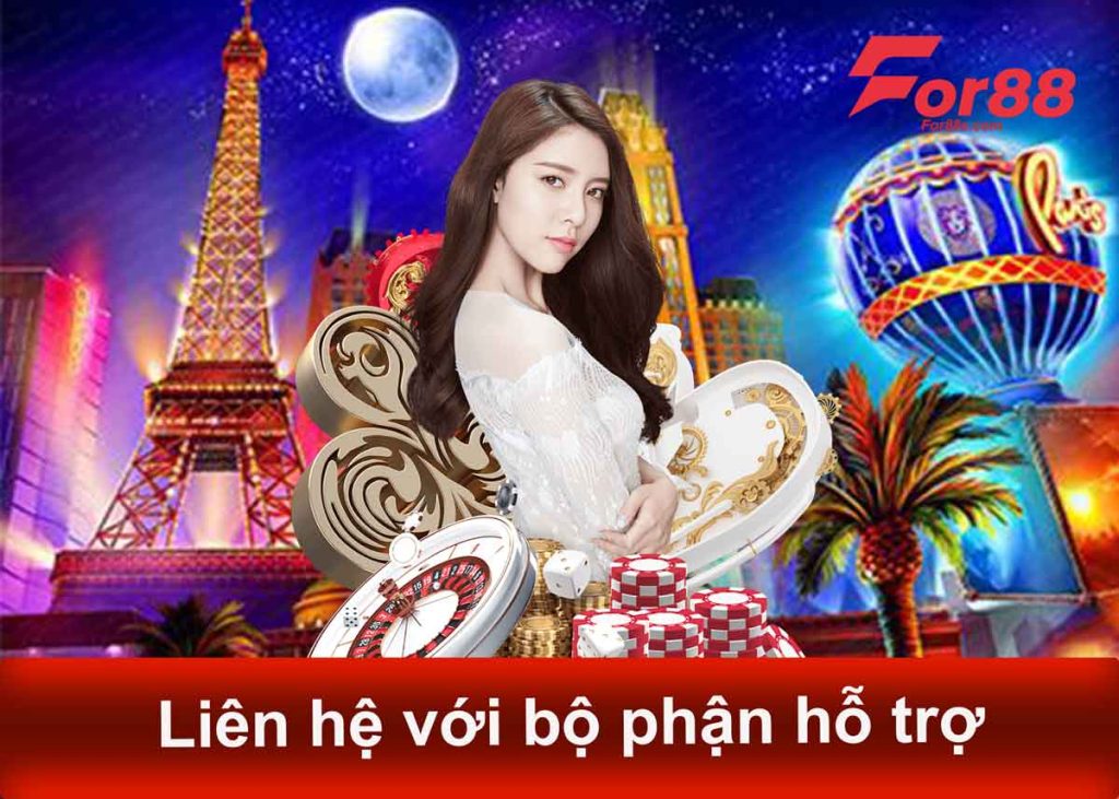 liên hệ với bộ phận hỗ trợ